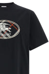 burberry ryan medium black cotton jersey t-shirt