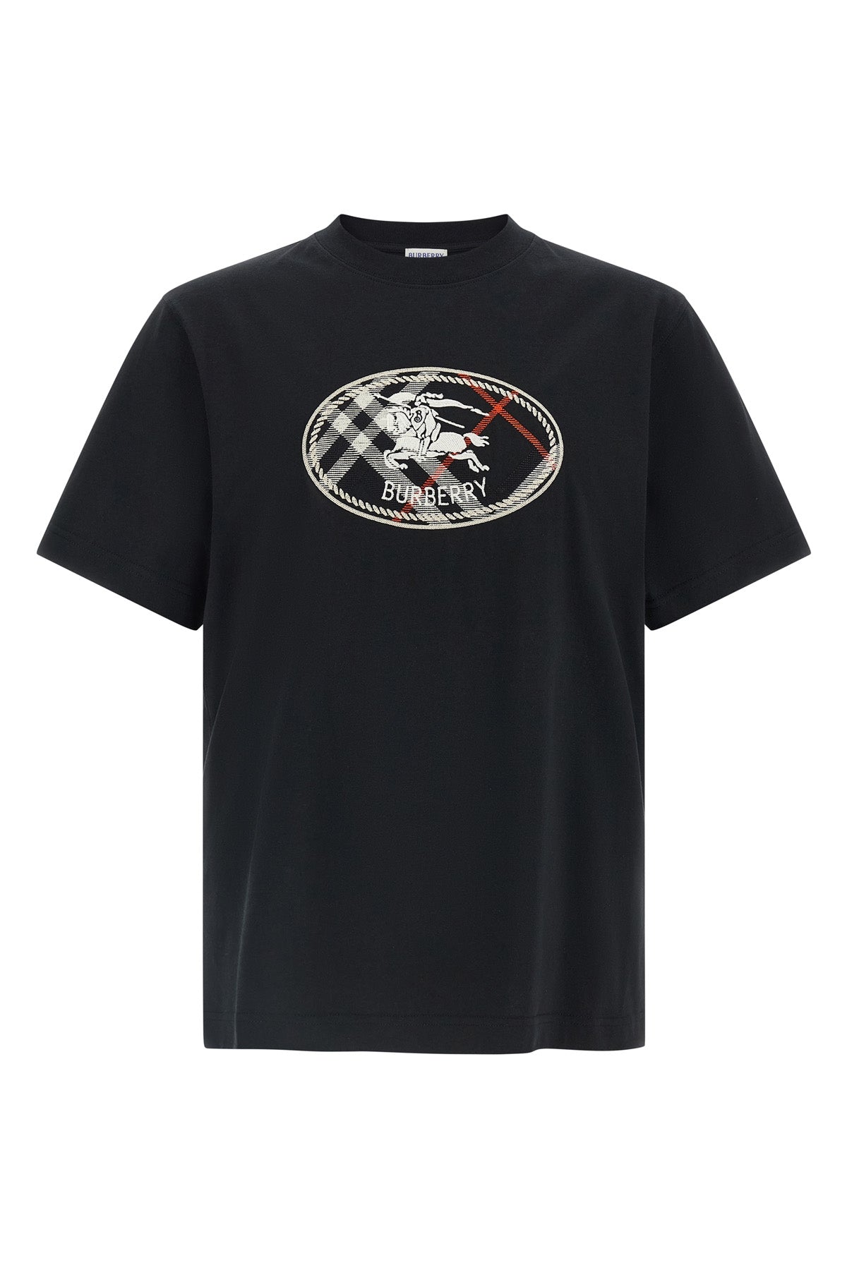 burberry ryan medium black cotton jersey t-shirt