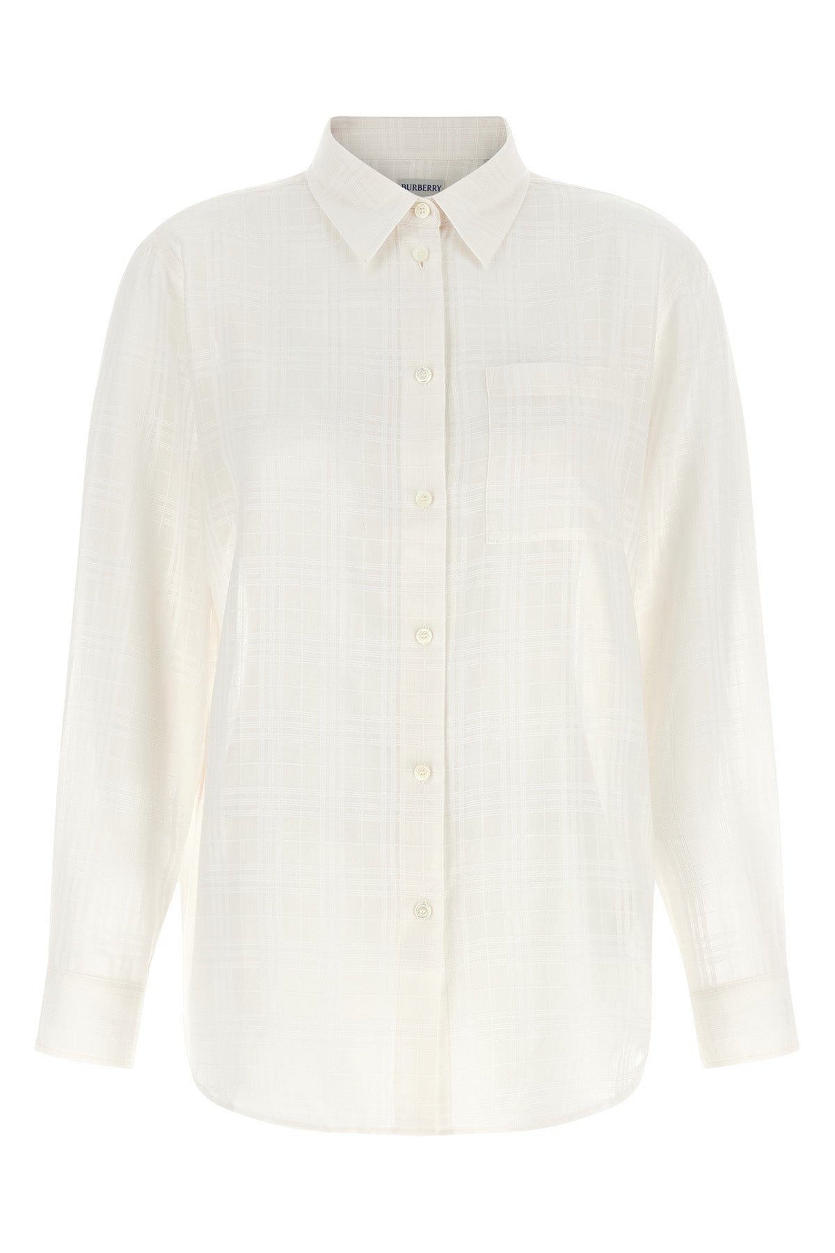 the burberry emma shirt redefines the codes of everyday elegance through metic