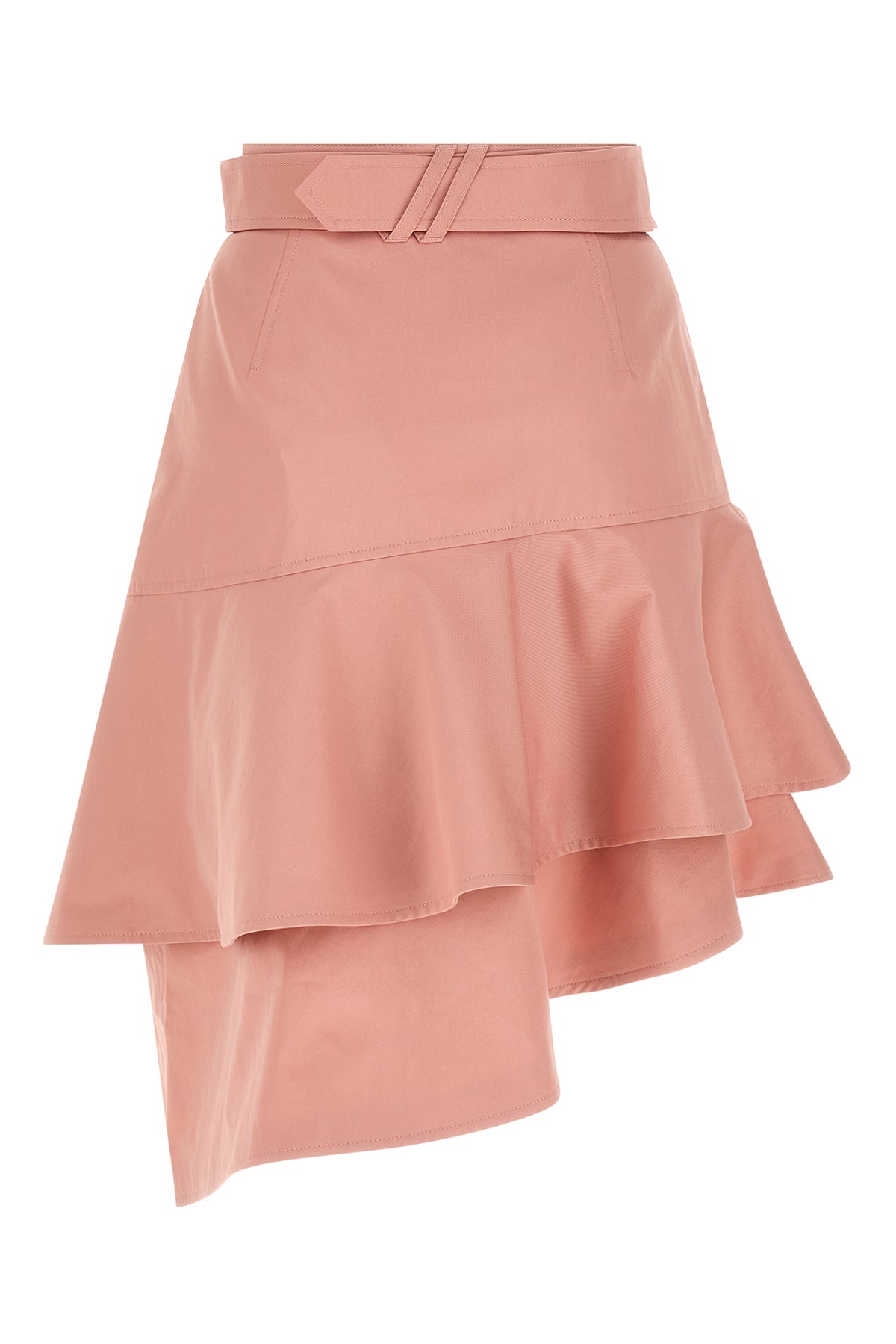 mini hollie skirt in cotton gabardine treated for a soft finish