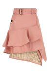 mini hollie skirt in cotton gabardine treated for a soft finish