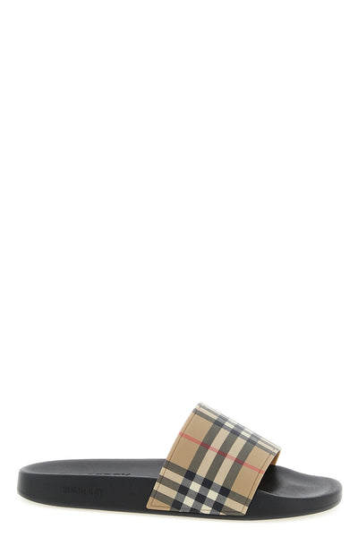 burberry new furley slide sandals