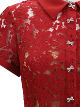 SELF-PORTRAIT 6 lace midi dress