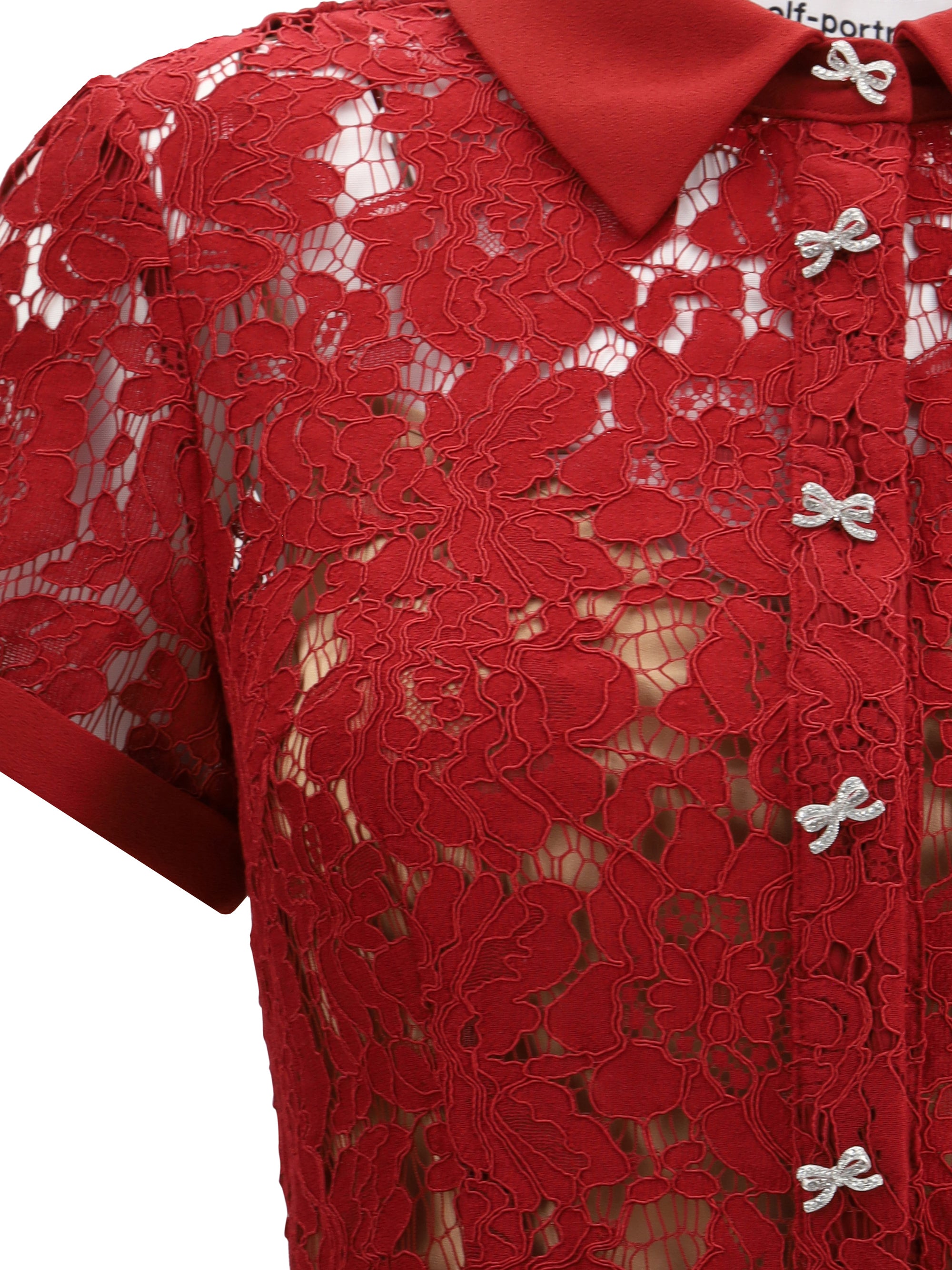 SELF-PORTRAIT 6 lace midi dress