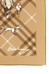 burberry check mates silk scarf redefines accessory codes through classic prop