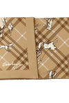 burberry check mates silk scarf redefines accessory codes through classic prop