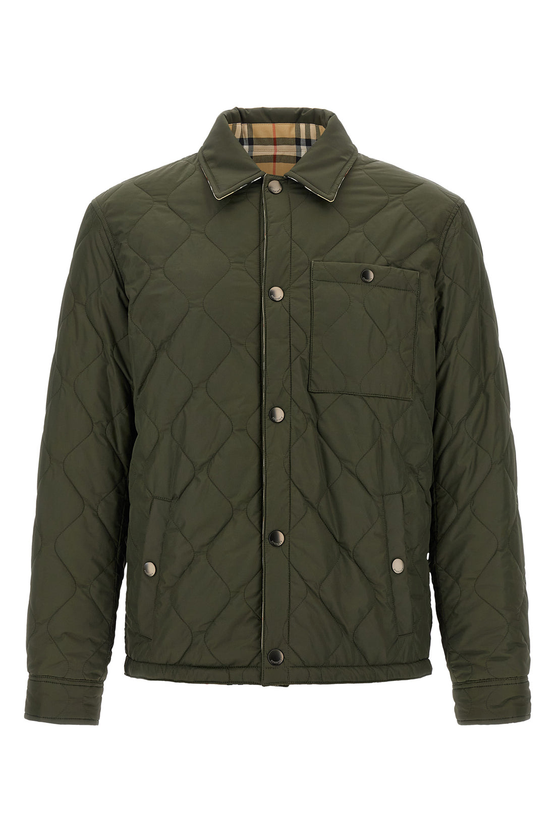 BURBERRY M the burberry brighton reversible overshirt jacket