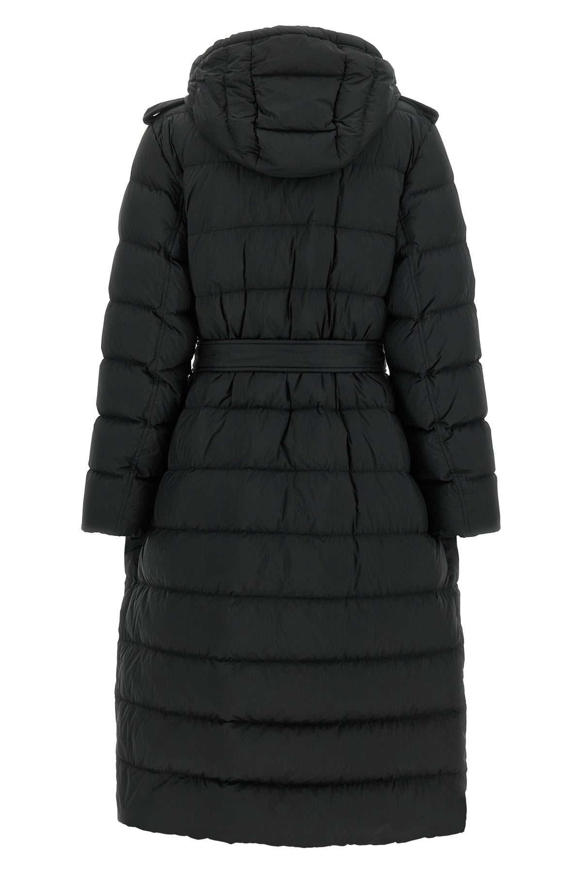 the burberry kent long down jacket redefines outerwear through a rigorous tailor