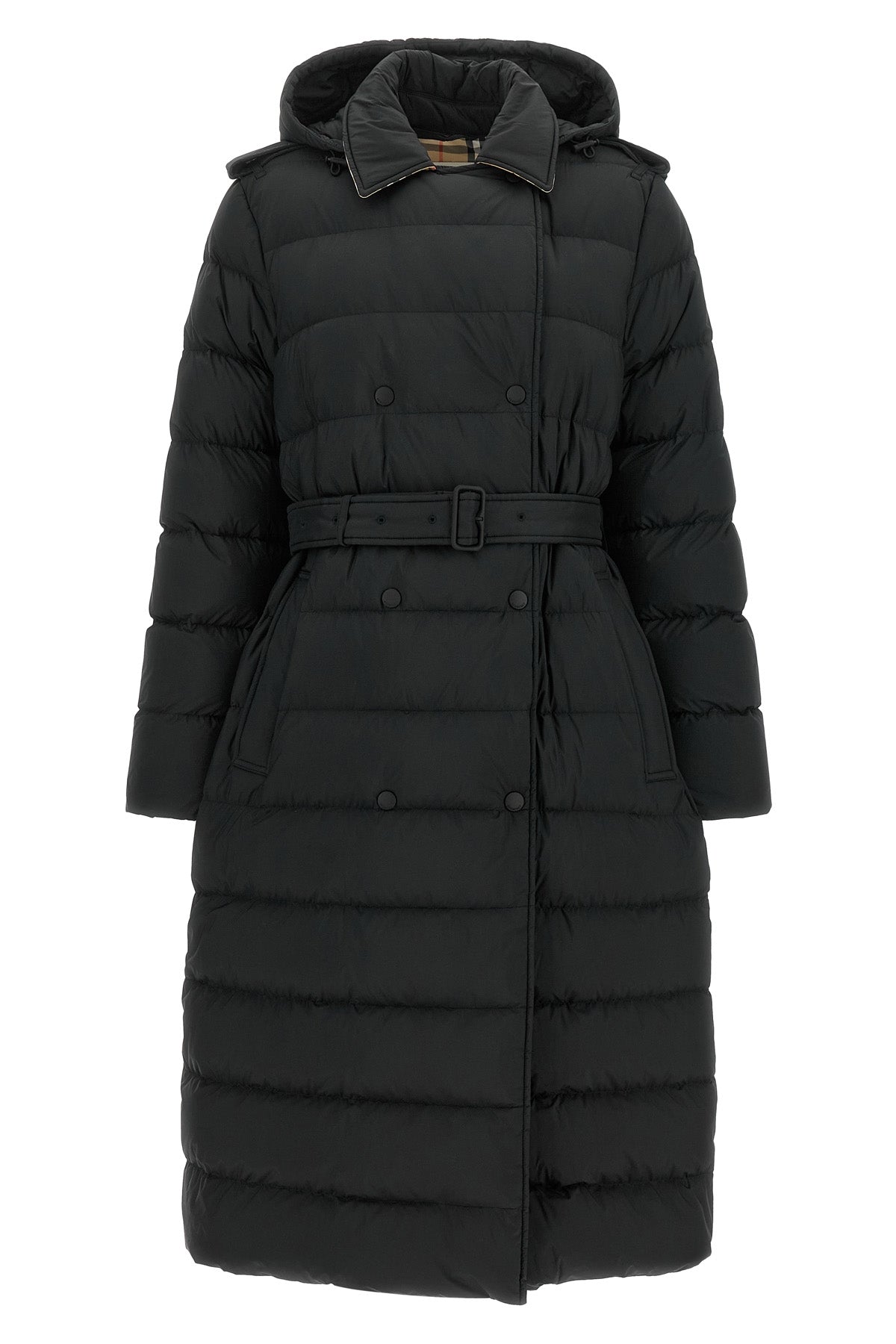 the burberry kent long down jacket redefines outerwear through a rigorous tailor