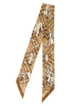 the burberry check mates thin scarf redefines accessory codes through elongate