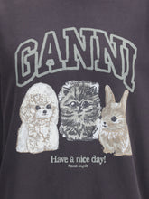 GANNI S-M puppies hoodie