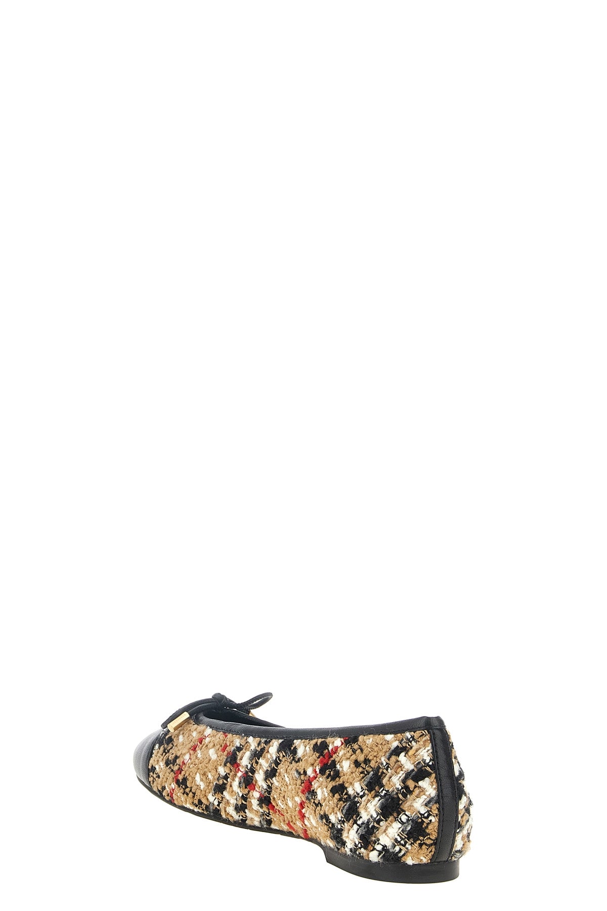 burberry highgate ballet flats redefine the codes of flat footwear through cla