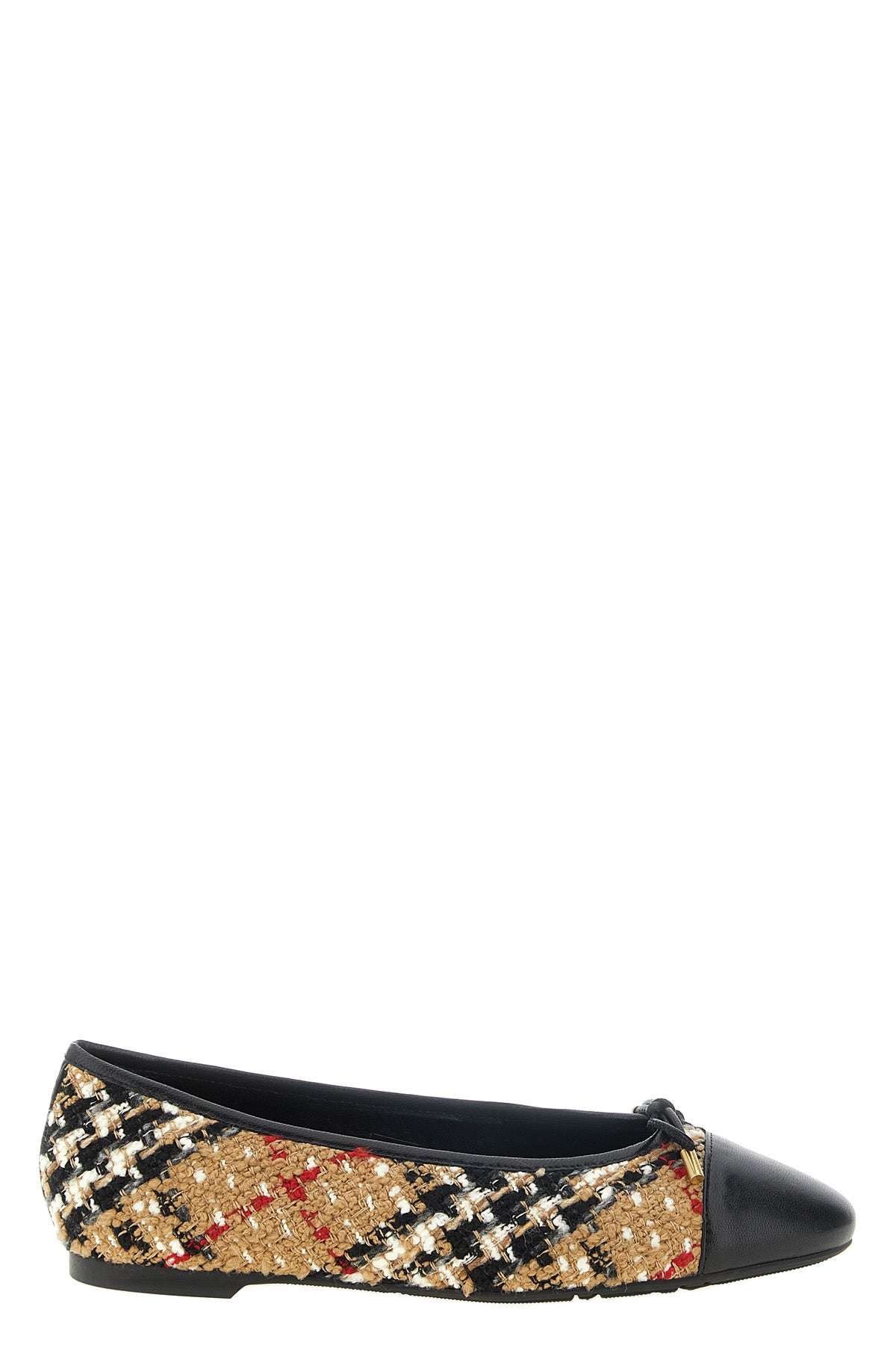 burberry highgate ballet flats redefine the codes of flat footwear through cla