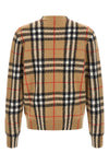the burberry curtis check pure cashmere crew neck sweater