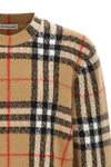 the burberry curtis check pure cashmere crew neck sweater