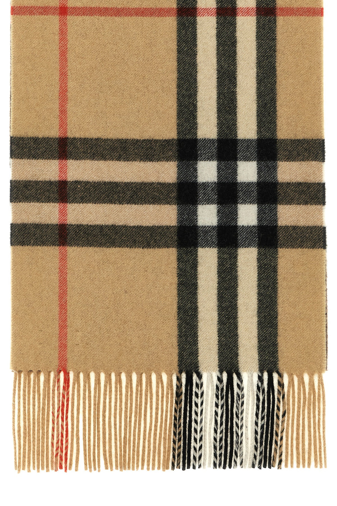 BURBERRY OS the burberry pure cashmere scarf stands out for its classic rectangular silhouet