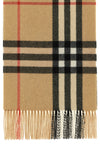 the burberry pure cashmere scarf stands out for its classic rectangular silhouet