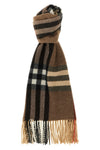 the burberry pure cashmere scarf stands out for its classic rectangular silhouet