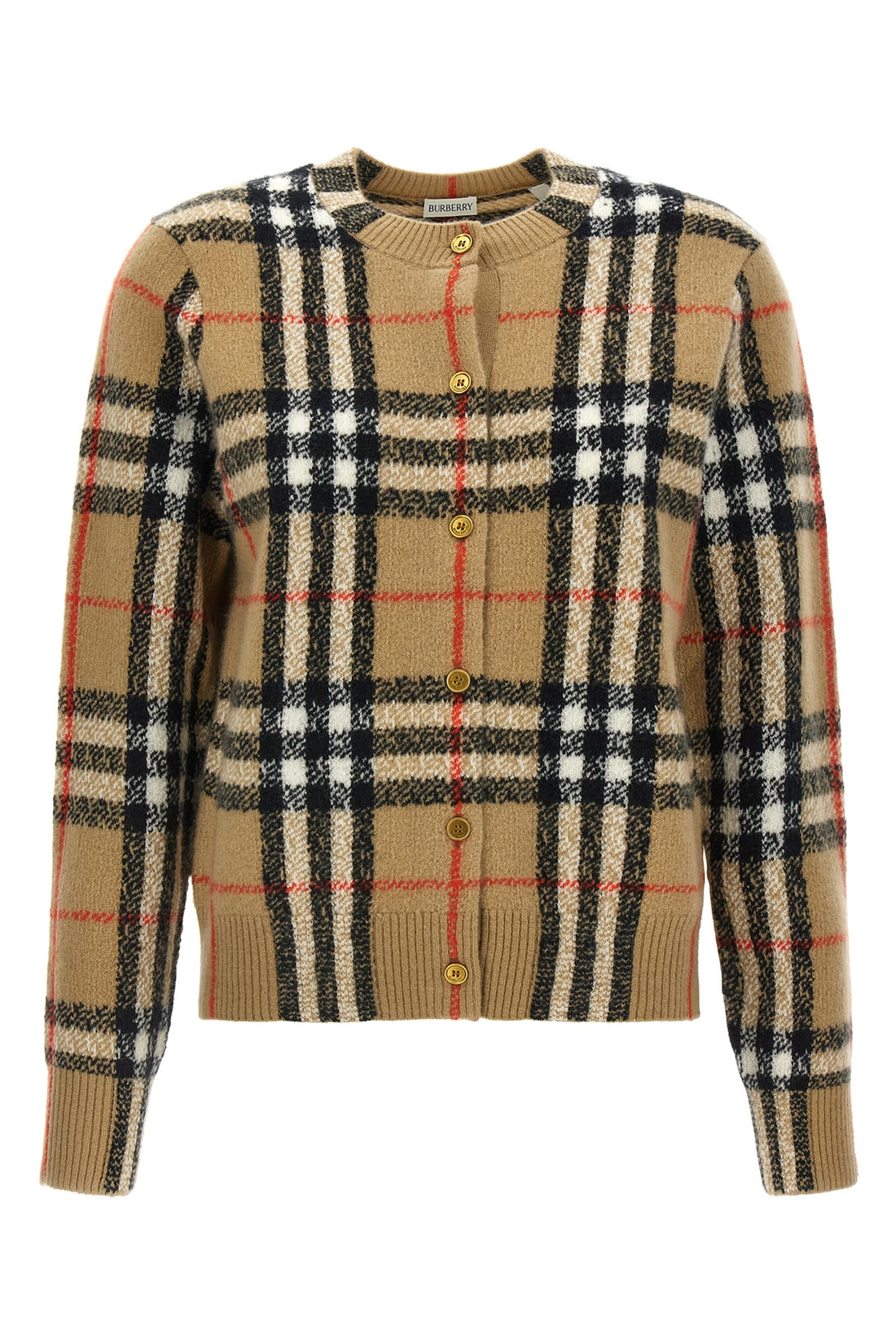 BURBERRY L the burberry clara cardigan defines the codes of luxury knitwear through impec