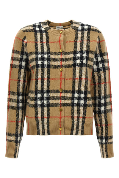 the burberry clara cardigan defines the codes of luxury knitwear through impec