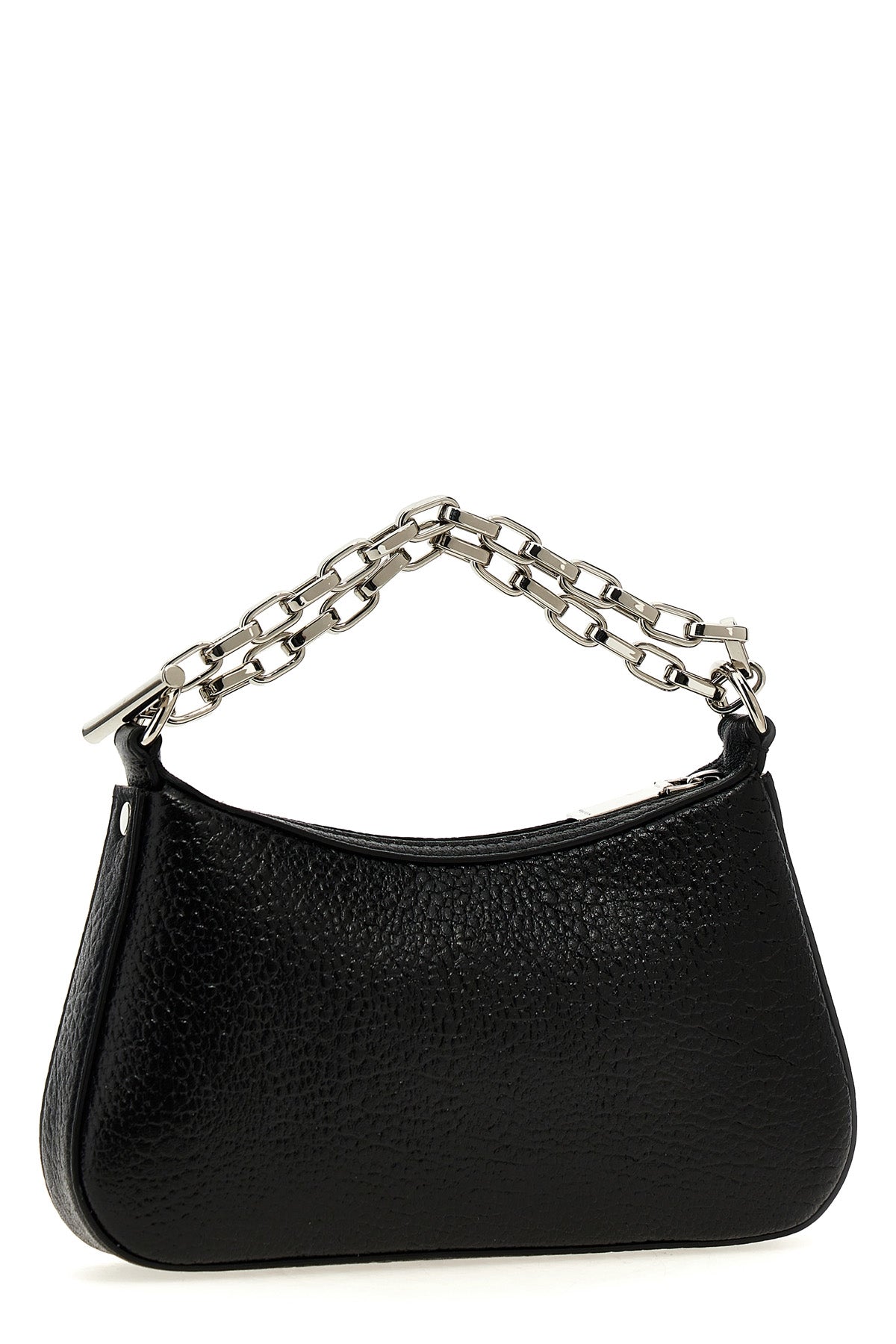 mcqueen t-bar mini handbag in grainy leather