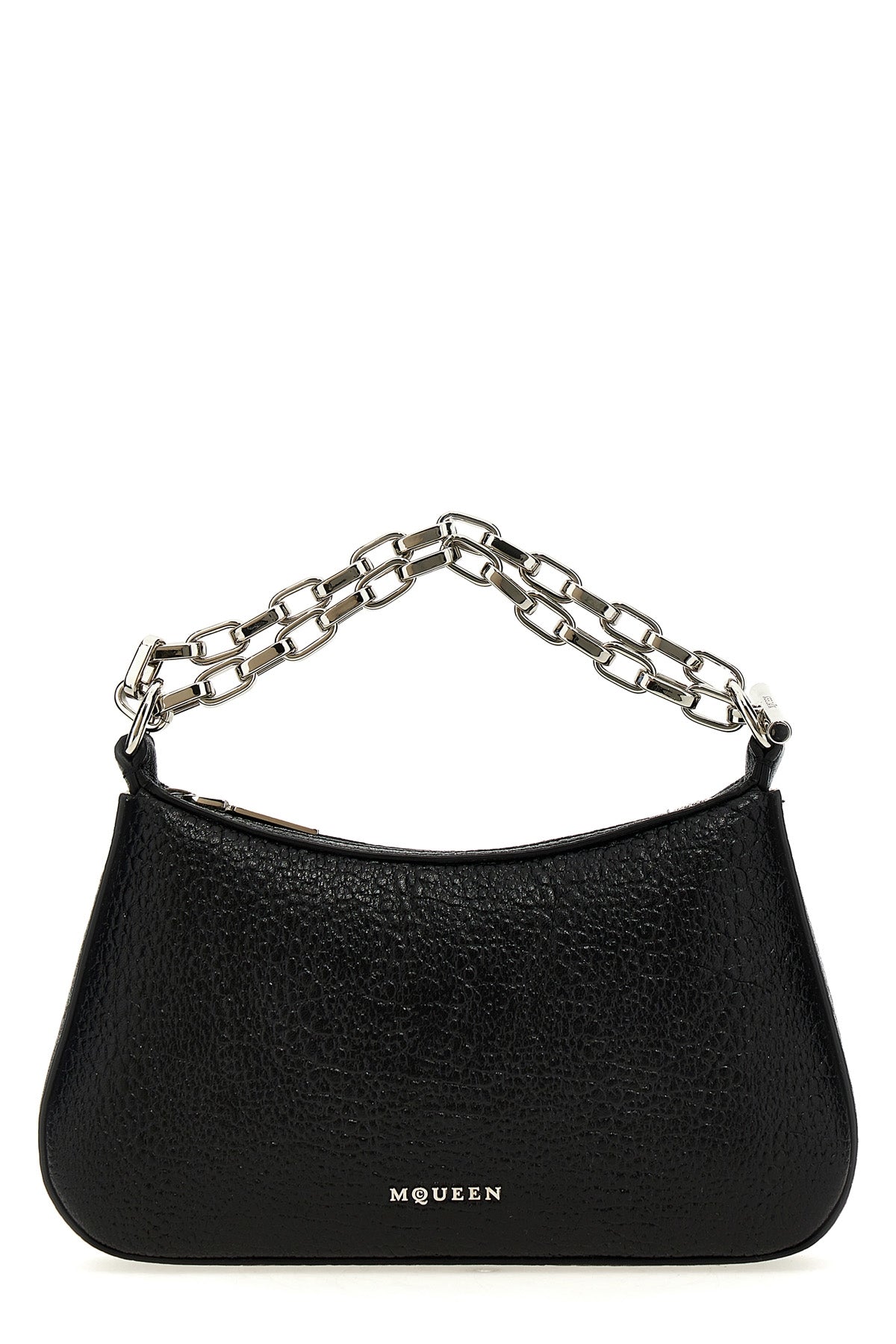 mcqueen t-bar mini handbag in grainy leather