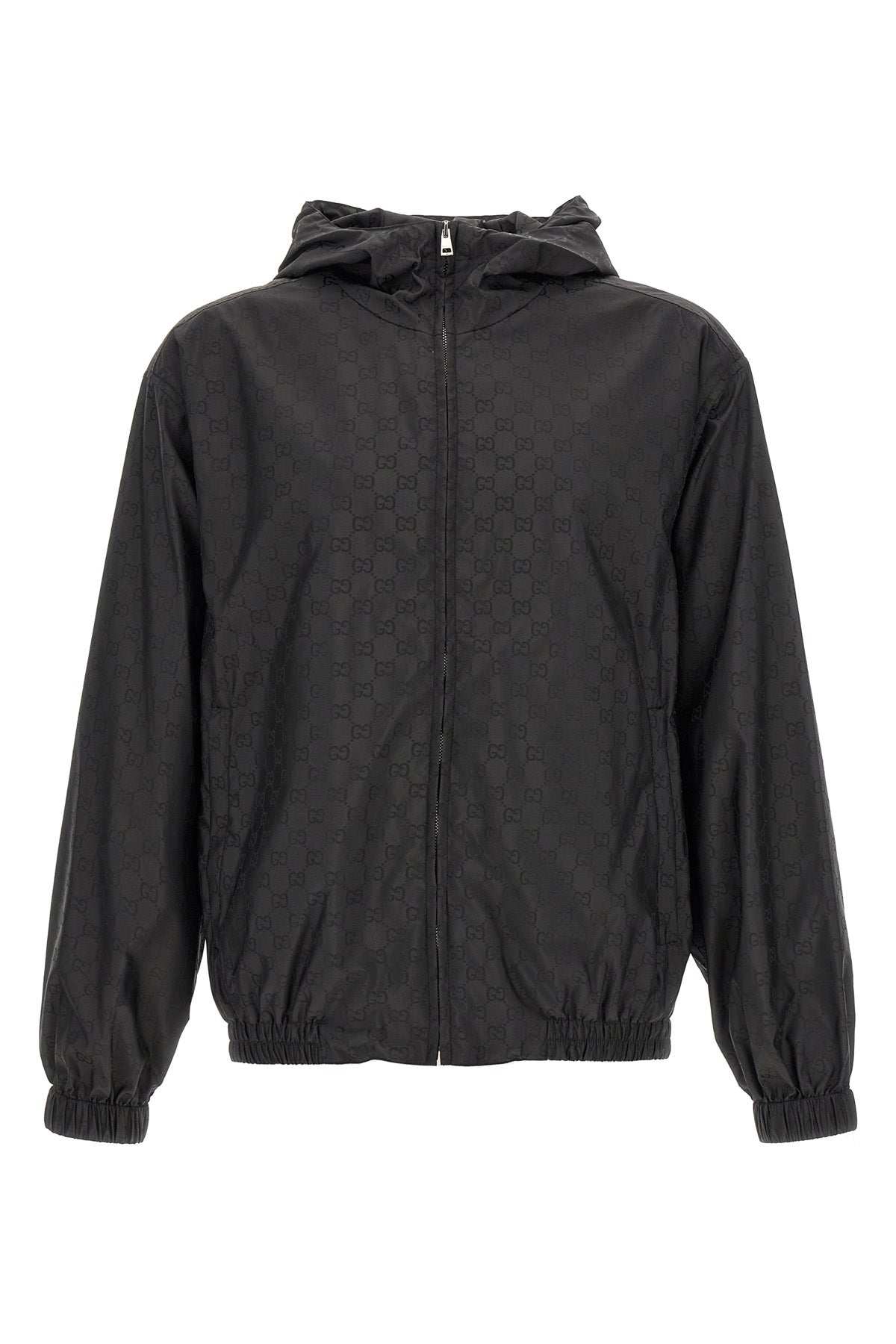 gg jacquard nylon anorak