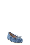 gucci gg denim ballet flats