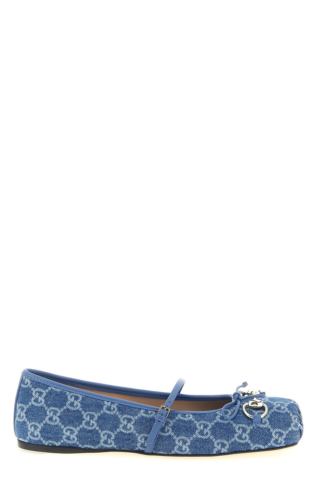 GUCCI 36 gucci gg denim ballet flats