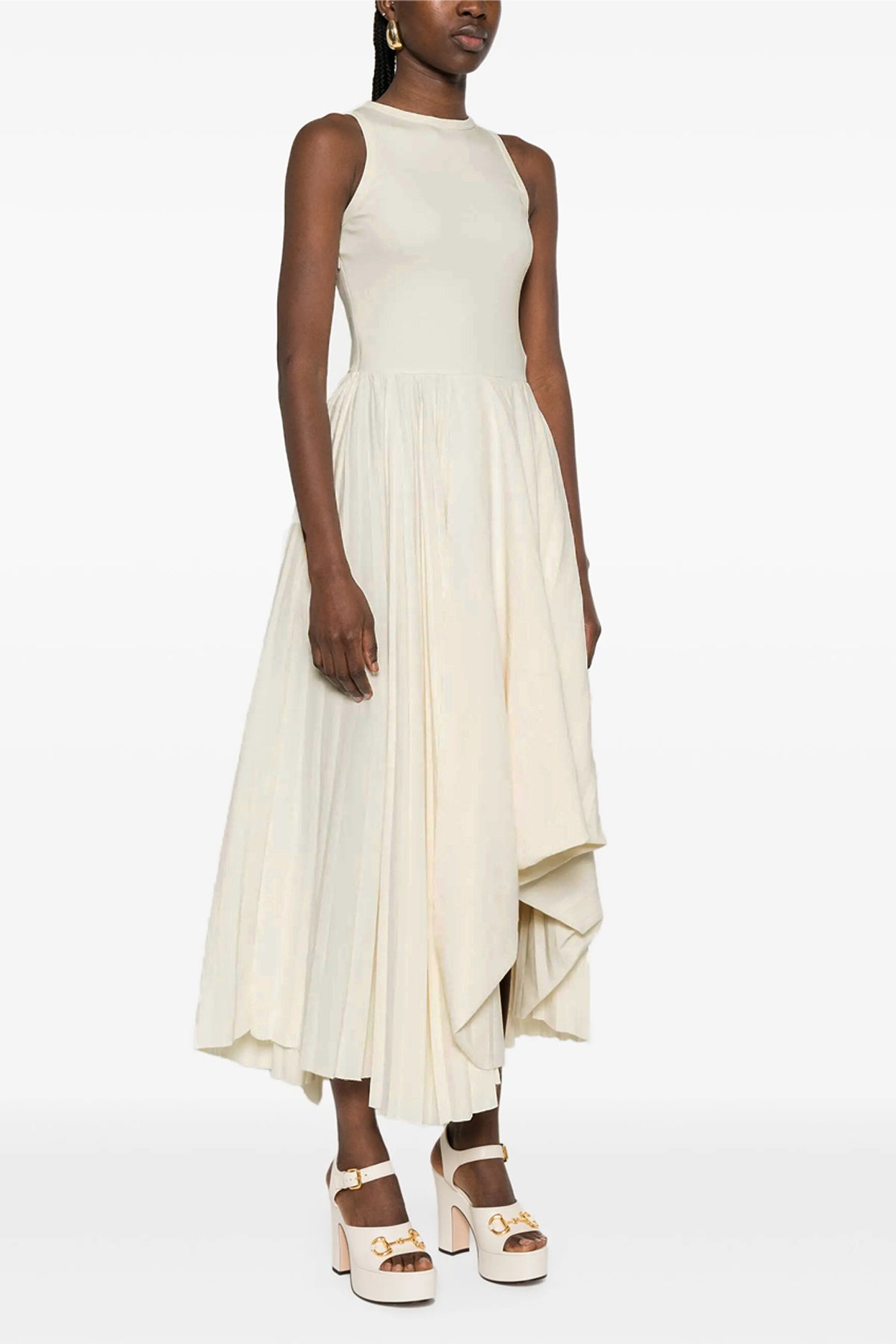 long dress in cotton jersey