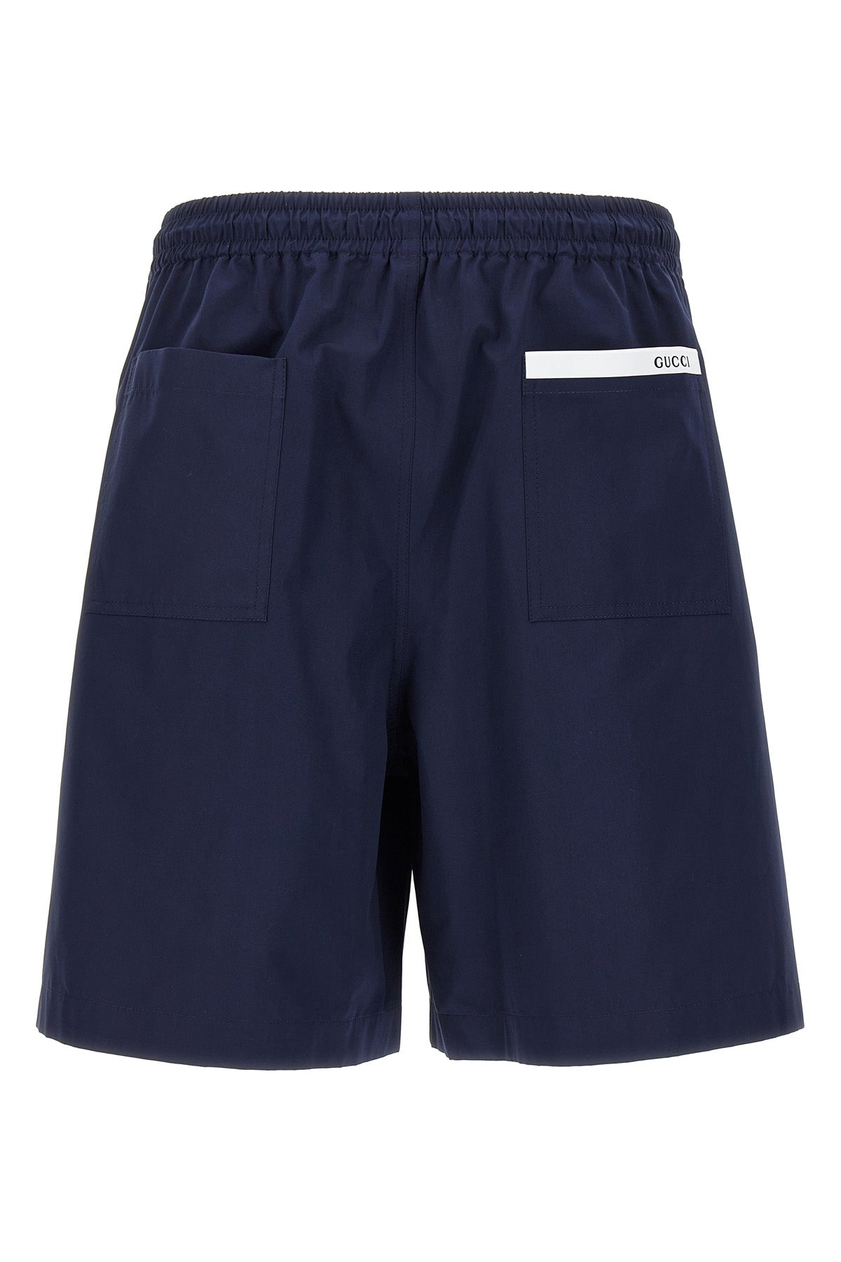 bermuda shorts in heavy cotton poplin