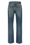 stonewashed cotton denim jeans