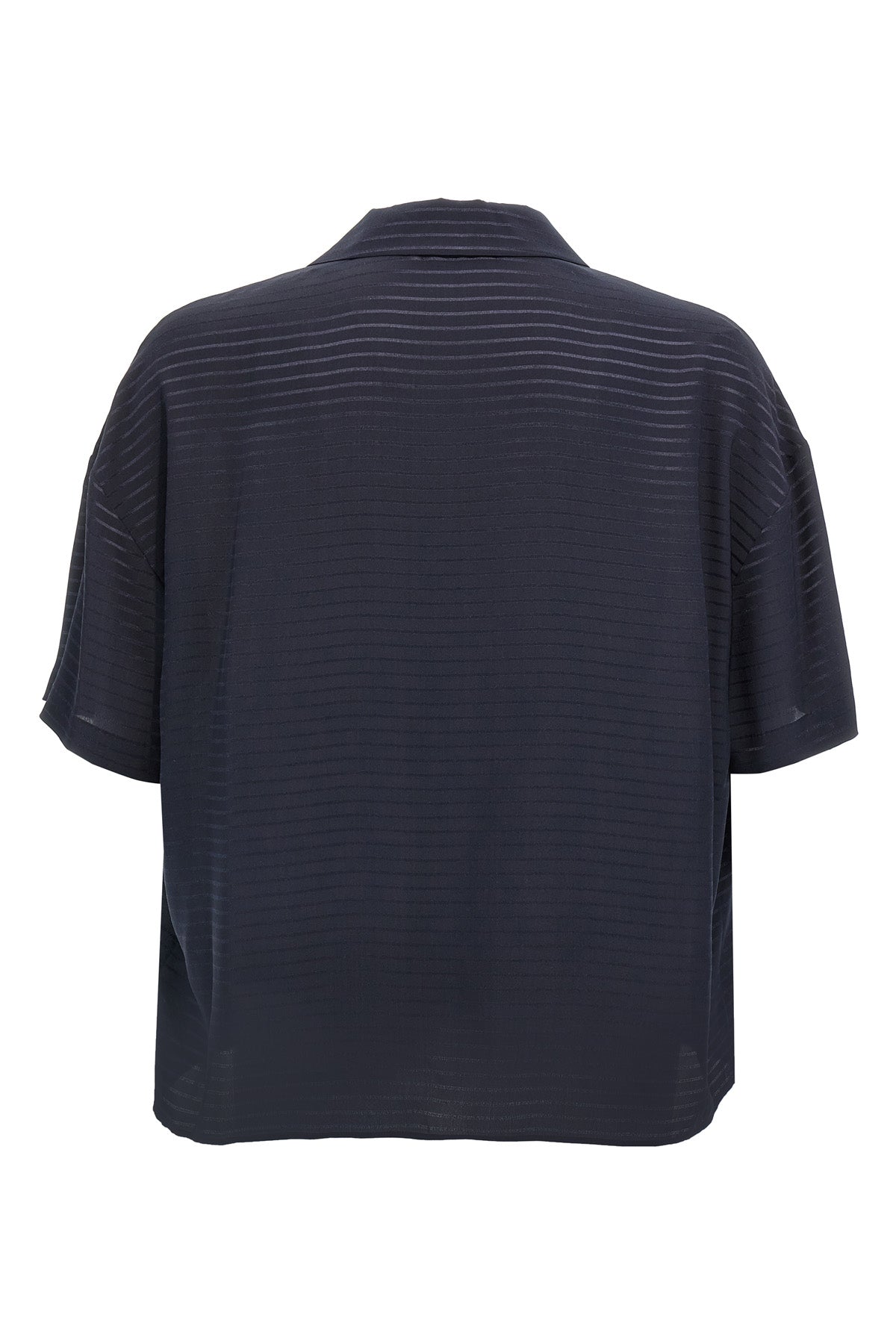 light silk striped polo shirt