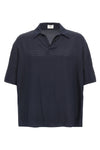 light silk striped polo shirt