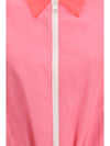 bomber in technical viscose
