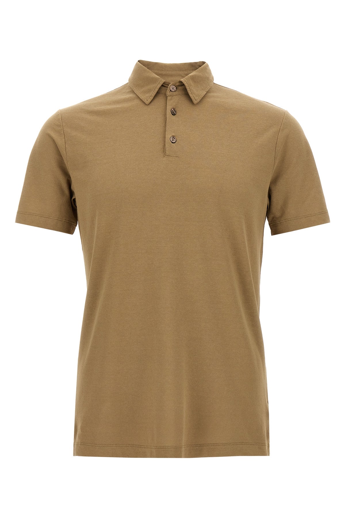 ice cotton cotton jersey polo shirt