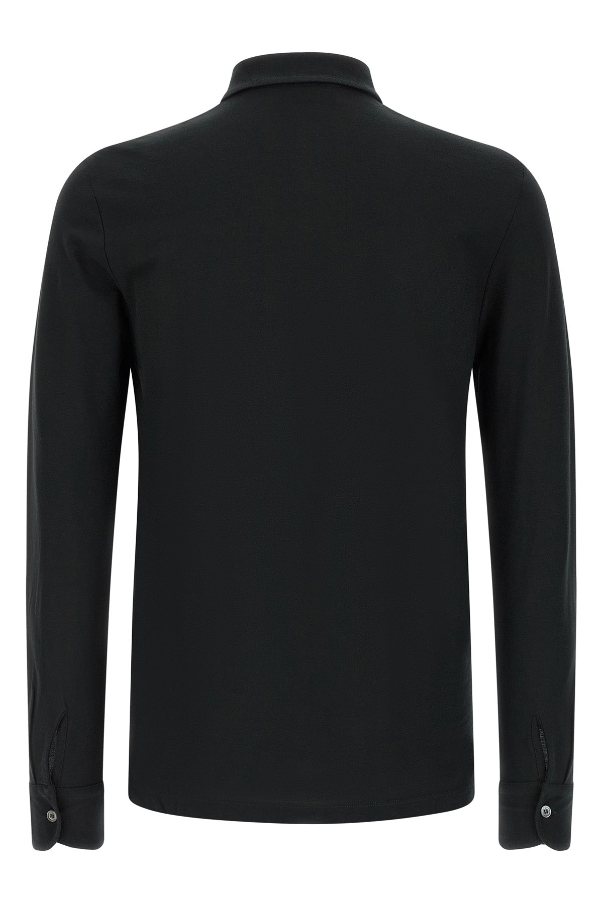 ice cotton cotton jersey polo shirt