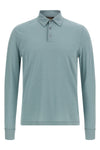 ice cotton cotton jersey polo shirt