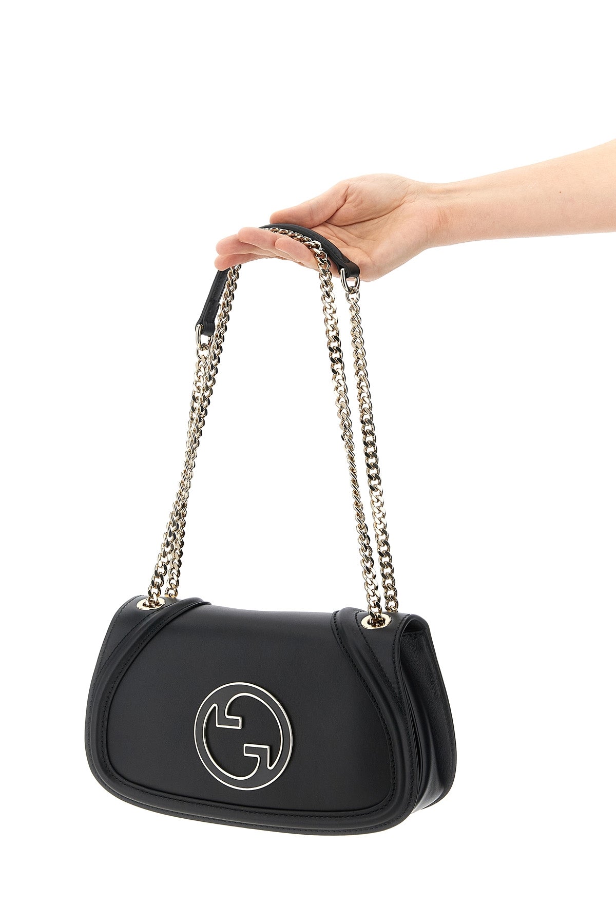 gucci blondie medium leather shoulder bag