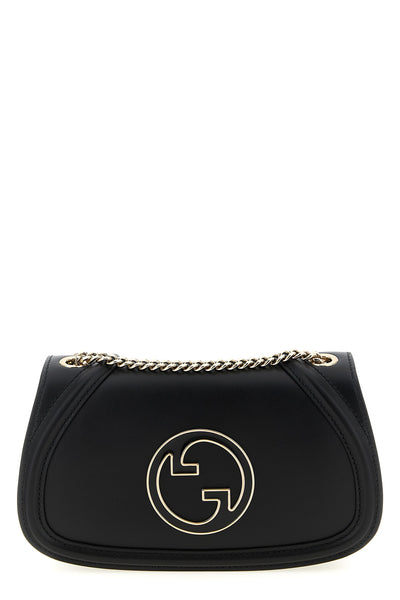 gucci blondie medium leather shoulder bag