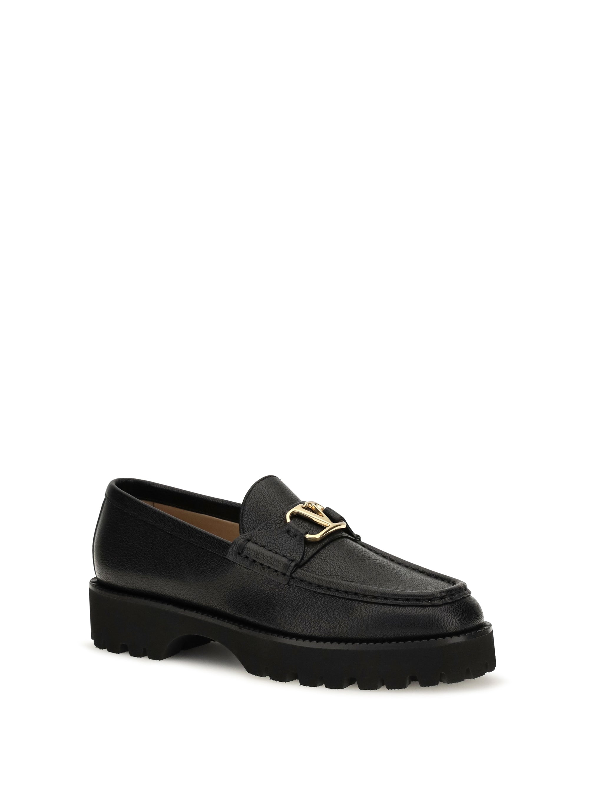 vlogo signature leather loafers