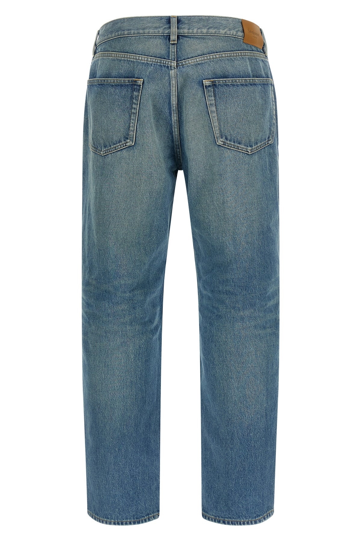 mick jeans in stone-washed cotton denim