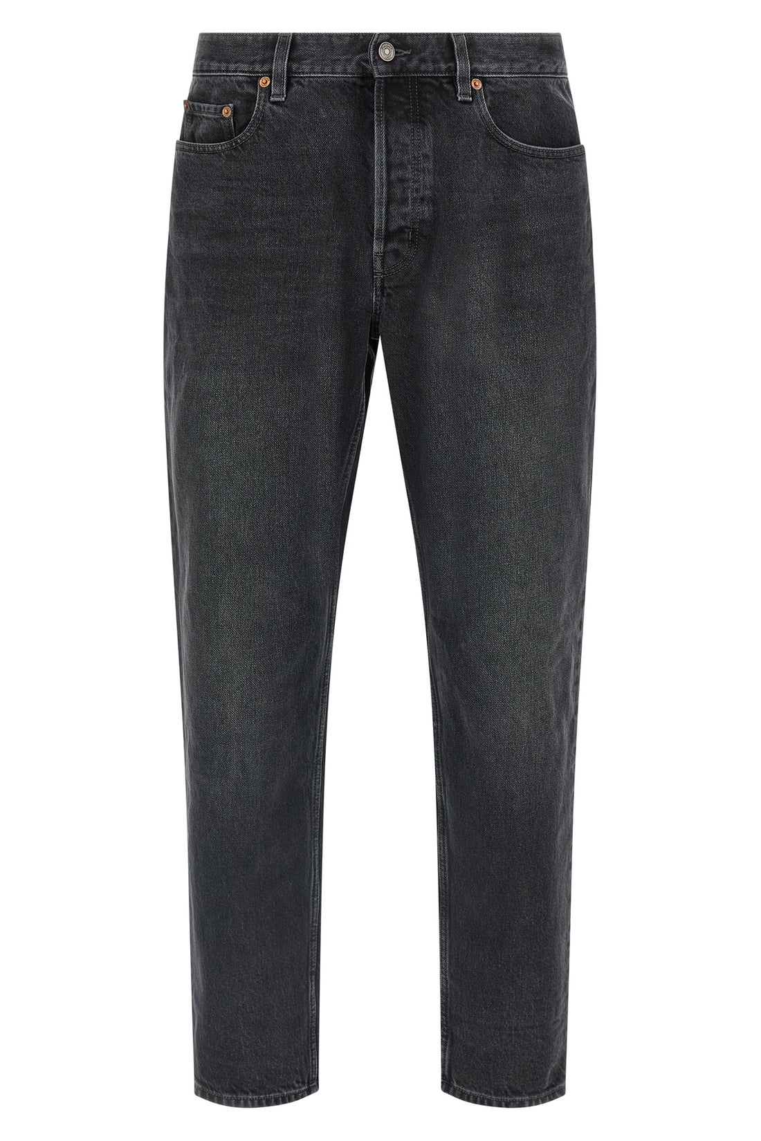 SAINT LAURENT 30 mick jeans in stone-washed cotton denim
