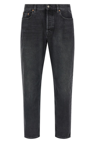 mick jeans in stone-washed cotton denim