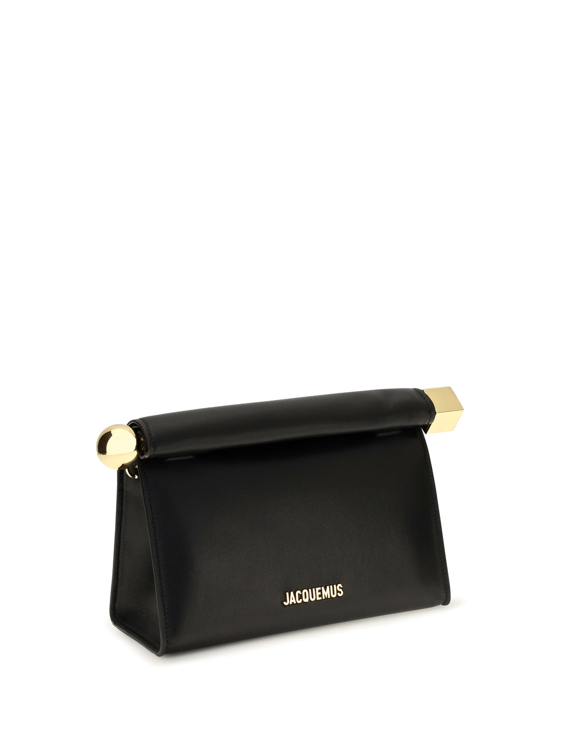 JACQUEMUS OS rond carré leather shoulder bag