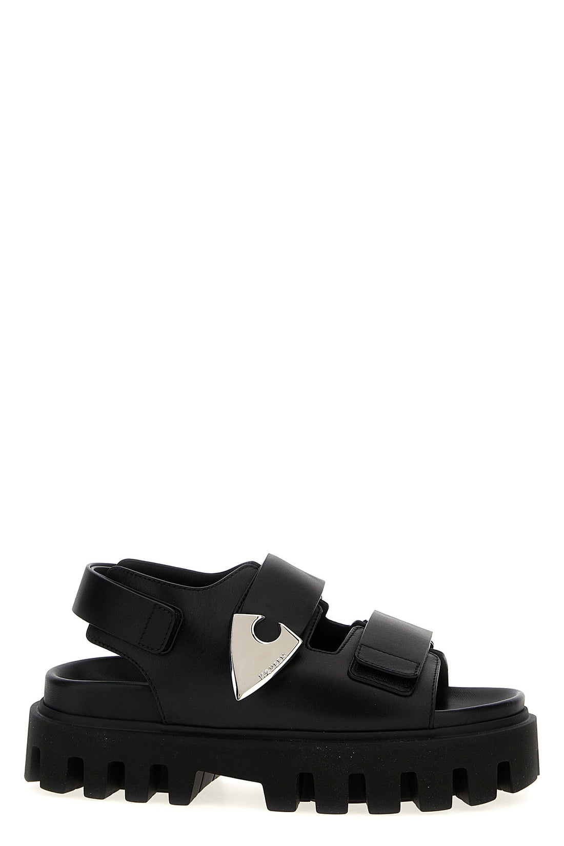 ALEXANDER MCQUEEN 38 parachute leather sandals