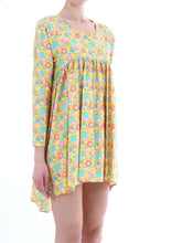 JEREMY SCOTT M yellow floral dress