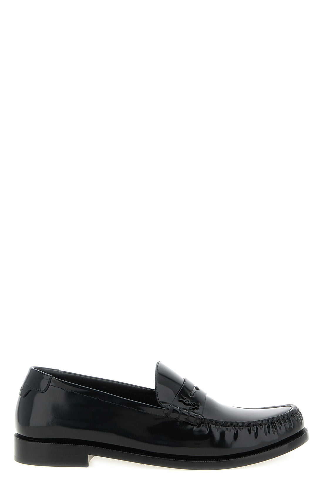 SAINT LAURENT 40 le loafer loafers in shiny leather