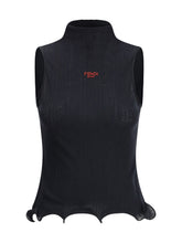 FENDI 40 sleeveless virgin wool top