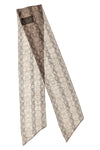snake-print silk scarf
